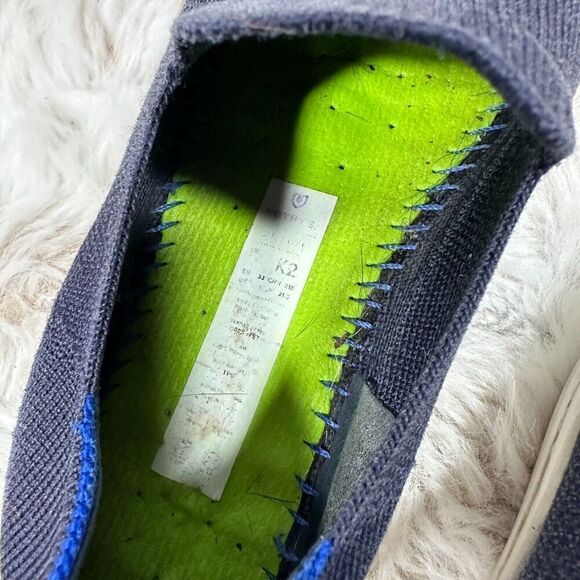 Rothy’s Sneakers Kids 2 Navy Blue Slip On Casual - Picture 8 of 9